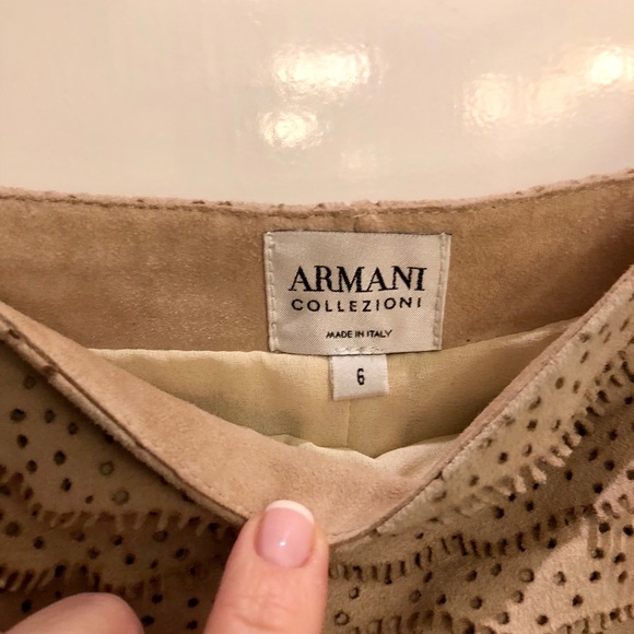 Armani Collezioni suede crop top - Picture 4 of 6